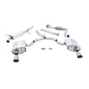 Milltek Cat Back Exhaust Audi A4 2.0 TFSi B9 Quattro Saloon and Avant (Non OPF/GPF Models inc Mild Hybrid and Without Brace Bars) 16-25-Exhaust System-carbonizeduk