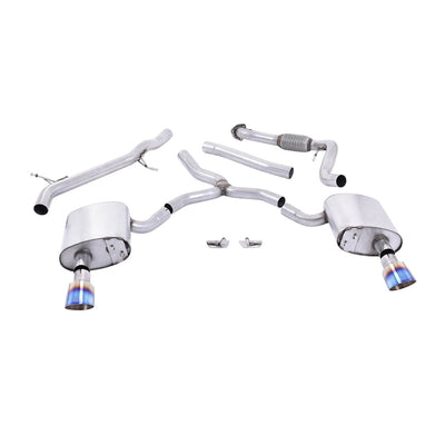 Milltek Cat Back Exhaust Audi A4 2.0 TFSi B9 Quattro Saloon and Avant (Non OPF/GPF Models inc Mild Hybrid and Without Brace Bars) 16-25-Exhaust System-carbonizeduk
