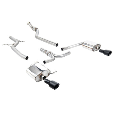 Milltek Cat Back Exhaust Audi A4 2.0 TFSi S-Line B8 (2WD and Quattro manual-only) Saloon and Avant 08-11-Exhaust System-carbonizeduk