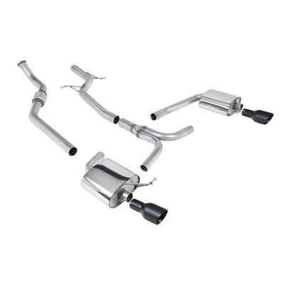 Milltek Cat Back Exhaust Audi A4 2.0 TFSi S-Line B8 (2WD and Quattro Tiptronic-only) Saloon and Avant 08-11-Exhaust System-carbonizeduk
