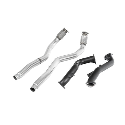 Milltek Large-bore Downpipes and Cat Bypass Pipes Exhaust Audi S6 4.0 TFSi C7 Quattro 12-18-Manifolds, Decats & Sports Cats-carbonizeduk