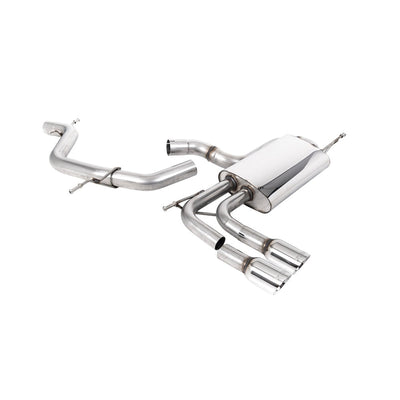 Milltek Cat Back Exhaust Audi A3 2.0T FSI 2WD 5-Door Sportback 03-12-Exhaust System-carbonizeduk