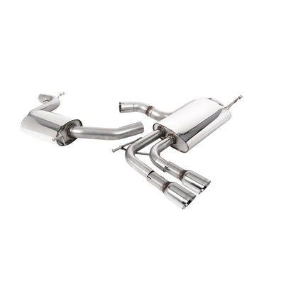 Milltek Cat Back Exhaust Audi A3 2.0T FSI 2WD 5-Door Sportback 03-12-Exhaust System-carbonizeduk