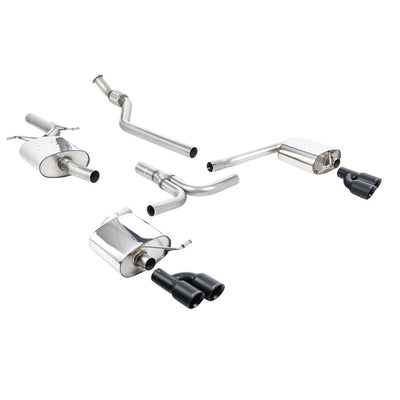 Milltek Cat Back Exhaust Audi A4 2.0 TFSi S-Line B8 (2WD and Quattro manual-only) Saloon and Avant 08-11-Exhaust System-carbonizeduk