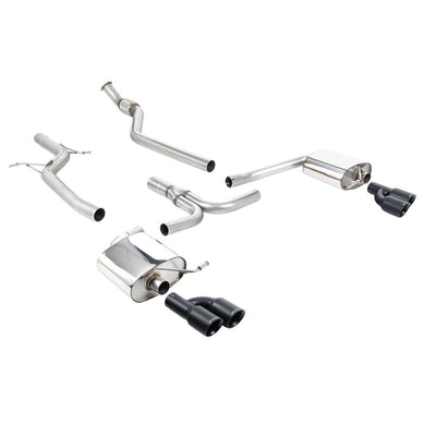 Milltek Cat Back Exhaust Audi A4 2.0 TFSi S-Line B8 (2WD and Quattro manual-only) Saloon and Avant 08-11-Exhaust System-carbonizeduk