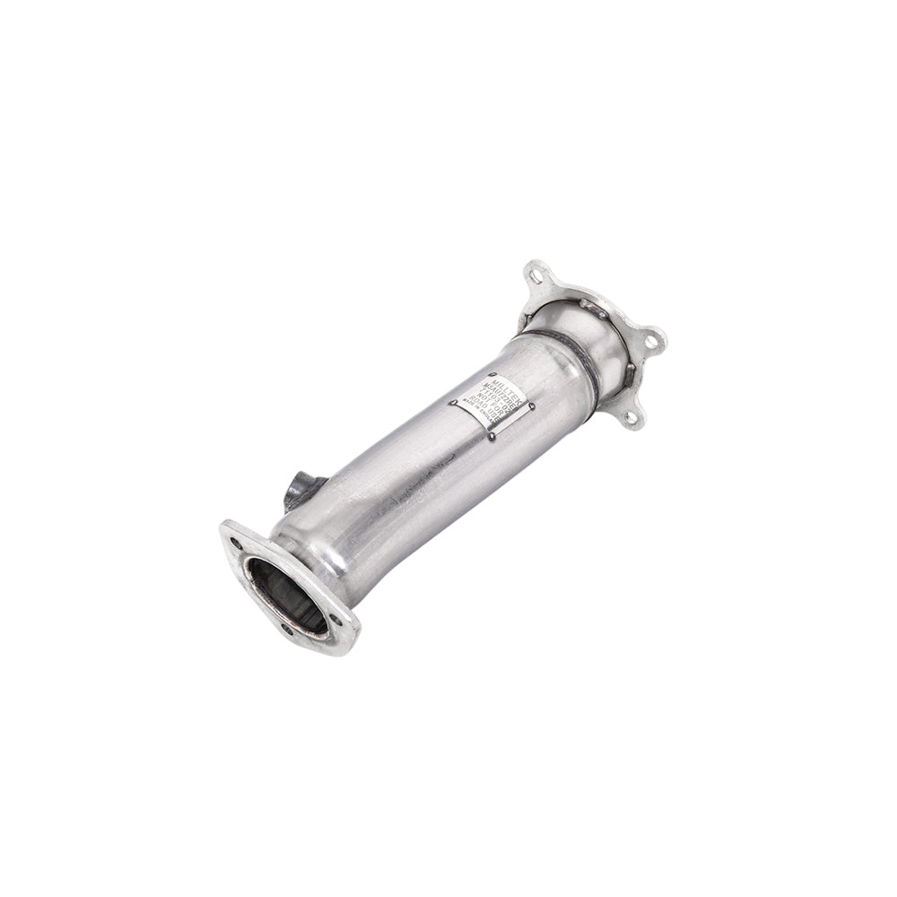 Milltek Large-bore Downpipe and De-cat Exhaust Audi A4 2.0 TFSi B9 Quattro Saloon and Avant (Non OPF/GPF Models inc Mild Hybrid and Without Brace Bars) 16-25-Manifolds, Decats & Sports Cats-carbonizeduk