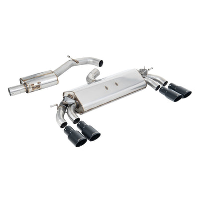 Milltek Cat Back Exhaust Audi S3 2.0 TFSi Quattro Sportback 8V.2 (GPF Equipped Models Only) 19-20-Exhaust System-carbonizeduk