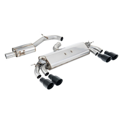 Milltek Cat Back Exhaust Audi S3 2.0 TFSi Quattro Sportback 8V.2 (GPF Equipped Models Only) 19-20-Exhaust System-carbonizeduk