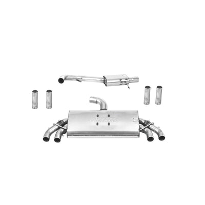 Milltek Cat Back Exhaust Audi S3 2.0 TFSi Quattro Saloon and Cabrio 8V.2 (GPF Equipped Models Only) 19-20-Exhaust System-carbonizeduk