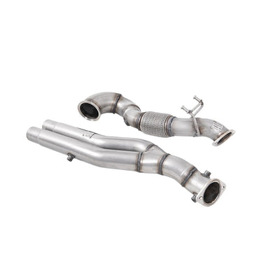 Milltek Large-bore Downpipe and De-cat Exhaust Audi RS3 Saloon / Sedan 400PS (8V MQB) OPF/GPF Models 19-25-Manifolds, Decats & Sports Cats-carbonizeduk