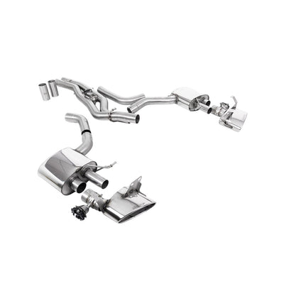 Milltek Front Pipe-back Exhaust Audi RS7 C8 4.0 V8 Bi-Turbo (Non OPF/GPF US/ROW Models) 19-25-Exhaust System-carbonizeduk