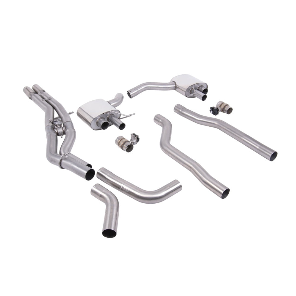 Milltek Cat Back Exhaust Audi RS6 C8 4.0 V8 Bi-Turbo inc Performance Edition (Non OPF/GPF Models USA/ROW Models) 20-25-Exhaust System-carbonizeduk