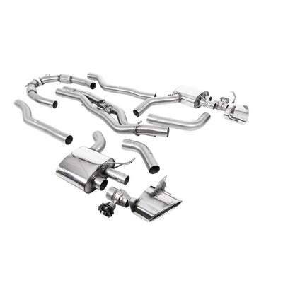 Milltek Cat Back Exhaust Audi RS6 C8 4.0 V8 Bi-Turbo inc Performance Edition (Non OPF/GPF Models USA/ROW Models) 20-25-Exhaust System-carbonizeduk