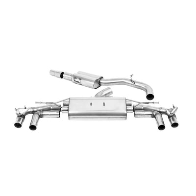 Milltek Particulate Filter-back Exhaust Audi S3 2.0 TFSi Quattro Sportback 310PS 8Y (OPF/GPF Models Only) 20-25-Exhaust System-carbonizeduk