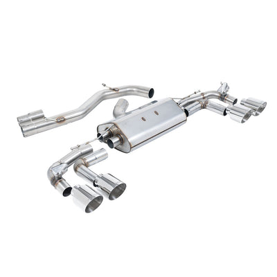 Milltek Particulate Filter-back Exhaust Audi S3 2.0 TFSi Quattro Sportback 310PS 8Y (OPF/GPF Models Only) 20-25-Exhaust System-carbonizeduk