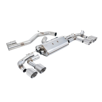 Milltek Particulate Filter-back Exhaust Audi S3 2.0 TFSi Quattro Sportback 310PS 8Y (OPF/GPF Models Only) 20-25-Exhaust System-carbonizeduk