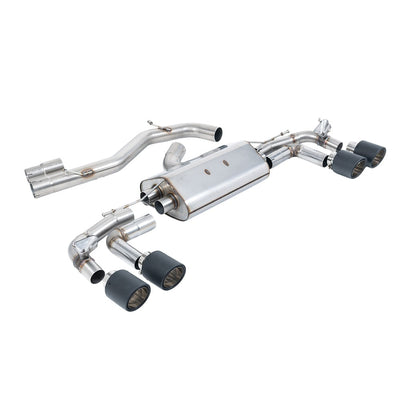 Milltek Particulate Filter-back Exhaust Audi S3 2.0 TFSi Quattro Sportback 310PS 8Y (OPF/GPF Models Only) 20-25-Exhaust System-carbonizeduk