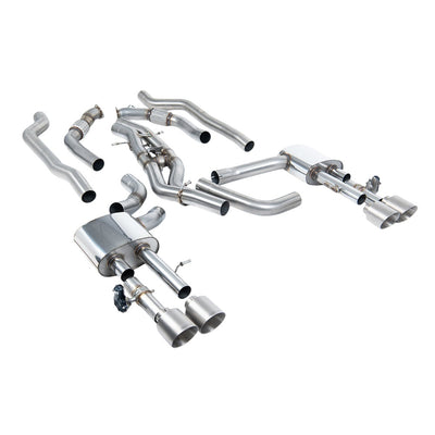 Milltek Cat Back Exhaust Audi S8 D5 4.0 TFSi V8 Saloon / Sedan Standard Wheel Base (Non OPF/GPF US/ROW Models) 20-25-Exhaust System-carbonizeduk