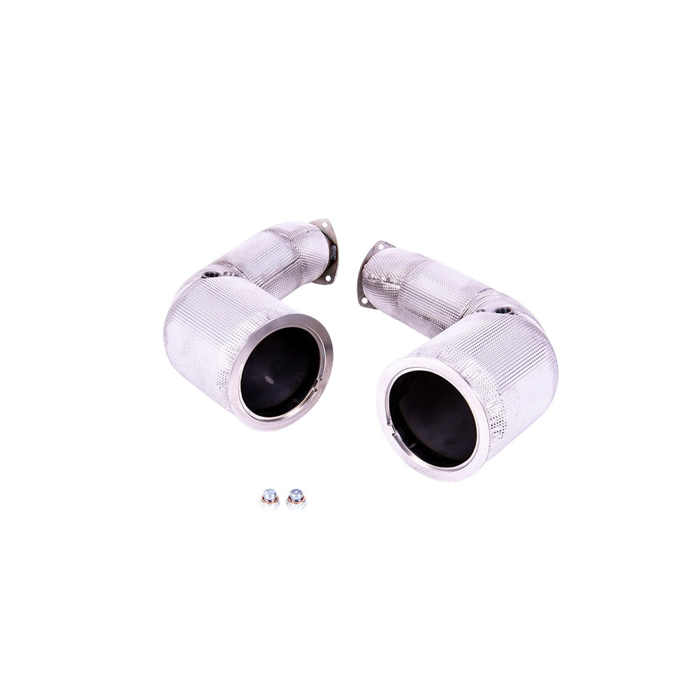 Milltek Large-bore Downpipe and De-cat Exhaust Audi SQ8 4.0 V8 Bi-Turbo (Non OPF / GPF Equipped Models) 20-25-Manifolds, Decats & Sports Cats-carbonizeduk