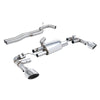 Milltek Cat Back Exhaust Audi RS3 Sportback 400PS (8V MQB Facelift Only) OPF/GPF Models 19-25-Exhaust System-carbonizeduk