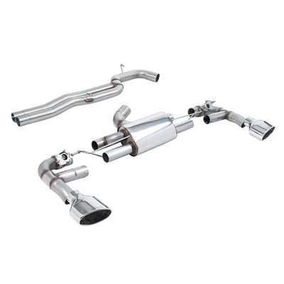 Milltek Cat Back Exhaust Audi RS3 Sportback 400PS (8V MQB Facelift Only) OPF/GPF Models 19-25-Exhaust System-carbonizeduk