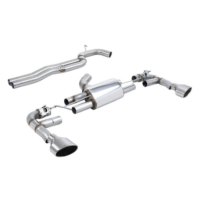 Milltek Cat Back Exhaust Audi RS3 Sportback 400PS (8V MQB Facelift Only) OPF/GPF Models 19-25-Exhaust System-carbonizeduk