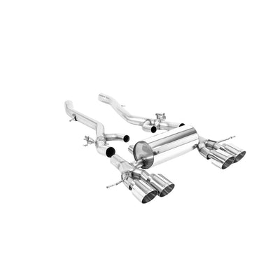 Milltek Axle Back Exhaust BMW 3 Series G80/G81 M3 and M3 Competition S58 3.0 Turbo (OPF/GPF Equipped Cars Only) inc Touring and XDrive Models 20-25-Exhaust System-carbonizeduk