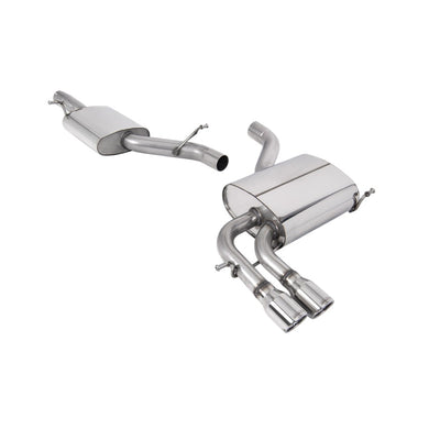 Milltek Cat Back Exhaust Audi A3 2.0T FSI Quattro 5-Door SportBack 04-12-Exhaust System-carbonizeduk