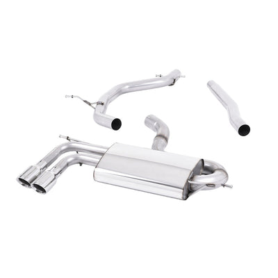 Milltek Cat Back Exhaust Audi A3 1.8 TSI 2WD 3-Door 08-12-Exhaust System-carbonizeduk