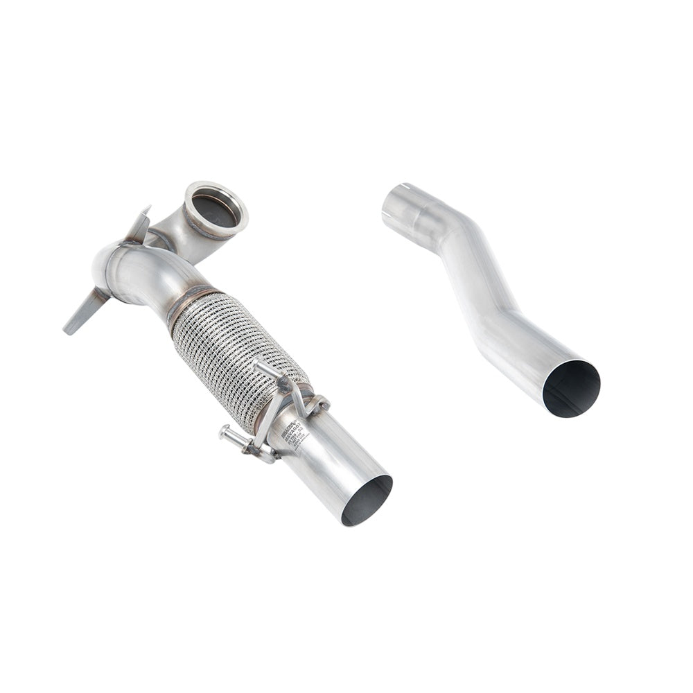 Milltek Large-bore Downpipe and De-cat Exhaust Volkswagen Jetta Mk7 (MQB) GLi 2.0T 19-25-Manifolds, Decats & Sports Cats-carbonizeduk