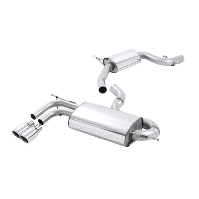 Milltek Cat Back Exhaust Audi A3 2.0T FSI 2WD 3-Door 03-12-Exhaust System-carbonizeduk