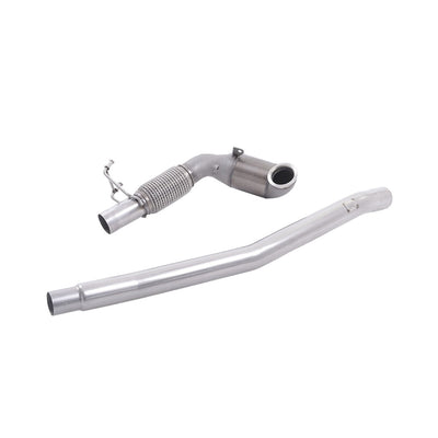 Milltek Large Bore Downpipe and Hi-Flow Sports Cat Exhaust Audi S3 2.0 TFSi Quattro Sportback 8V/8V.2 (Non-GPF Equipped Models Only) 13-18-Manifolds, Decats & Sports Cats-carbonizeduk