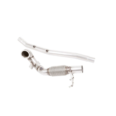 Milltek Large-bore Downpipe and De-cat Exhaust Volkswagen T-Roc R 2.0TSI 300ps (with OPF/GPF) 19-22-Manifolds, Decats & Sports Cats-carbonizeduk