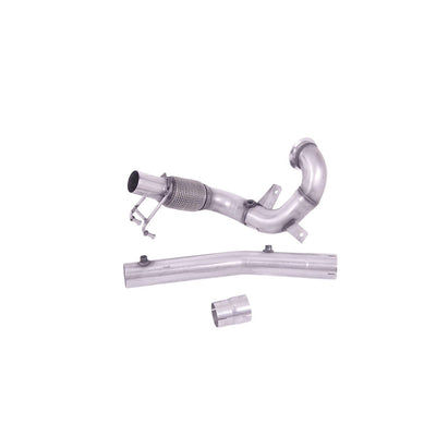 Milltek Large-bore Downpipe and De-cat Exhaust Volkswagen Polo GTI 2.0 TSI (AW 5-Door inc Facelift Models) GPF/OPF Models Only 19-25-Manifolds, Decats & Sports Cats-carbonizeduk