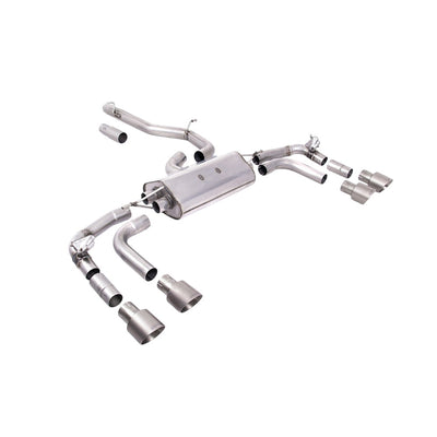 Milltek Particulate Filter-back Exhaust Volkswagen Tiguan R 320ps (OPF/GPF Models Only) 21-25-Exhaust System-carbonizeduk