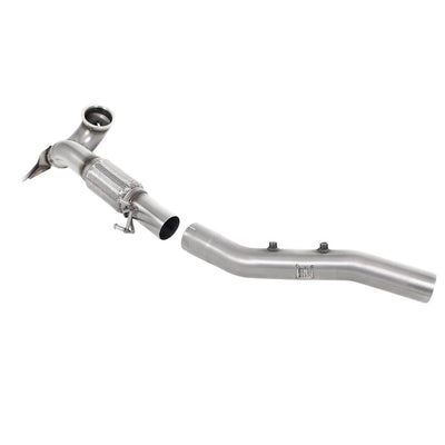 Milltek Large-bore Downpipe and De-cat Exhaust Volkswagen Golf Mk8 GTi Clubsport (300ps OPF/GPF Equipped Models Only) 21-25-Manifolds, Decats & Sports Cats-carbonizeduk