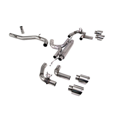 Milltek Particulate Filter-back Exhaust Volkswagen Golf Mk8 R 2.0 TSI 320PS (GPF Equipped Models Only) 21-25-Exhaust System-carbonizeduk