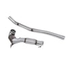 Milltek Large Bore Downpipe and Hi-Flow Sports Cat Exhaust Volkswagen Golf Mk8 R 2.0 TSI 320PS (Non-GPF / North American Models Only ) 22-25-Manifolds, Decats & Sports Cats-carbonizeduk