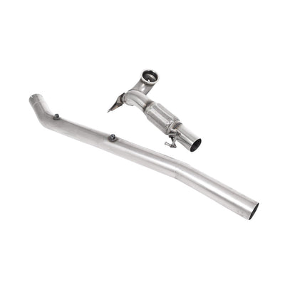 Milltek Large-bore Downpipe and De-cat Exhaust Volkswagen Golf Mk8 R 2.0 TSI 320PS (Non-GPF / North American Models Only ) 22-25-Manifolds, Decats & Sports Cats-carbonizeduk