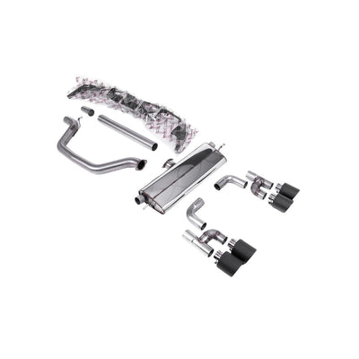Milltek Particulate Filter-back Exhaust Volkswagen Golf Mk8 GTi (Golf R Style Quad Outlet 245ps OPF/GPF Equipped Models Only) 20-25-Exhaust System-carbonizeduk