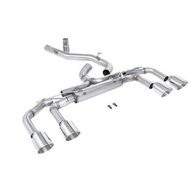 Milltek Particulate Filter-back Exhaust Volkswagen Golf Mk8 R 2.0 TSI 320PS (GPF Equipped Models Only) 21-25-Exhaust System-carbonizeduk