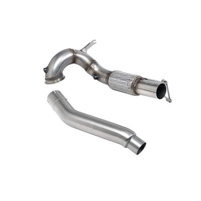 Milltek Large-bore Downpipe and De-cat Exhaust Volkswagen Golf Mk8 GTi (245ps Non-GPF / North American Models Only) 21-25-Manifolds, Decats & Sports Cats-carbonizeduk