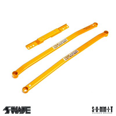 SWAVE & SUMMIT Mid Lower V Type Bar Set VW Golf GTI & R MK8-Volkswagen-Airtec-carbonizeduk