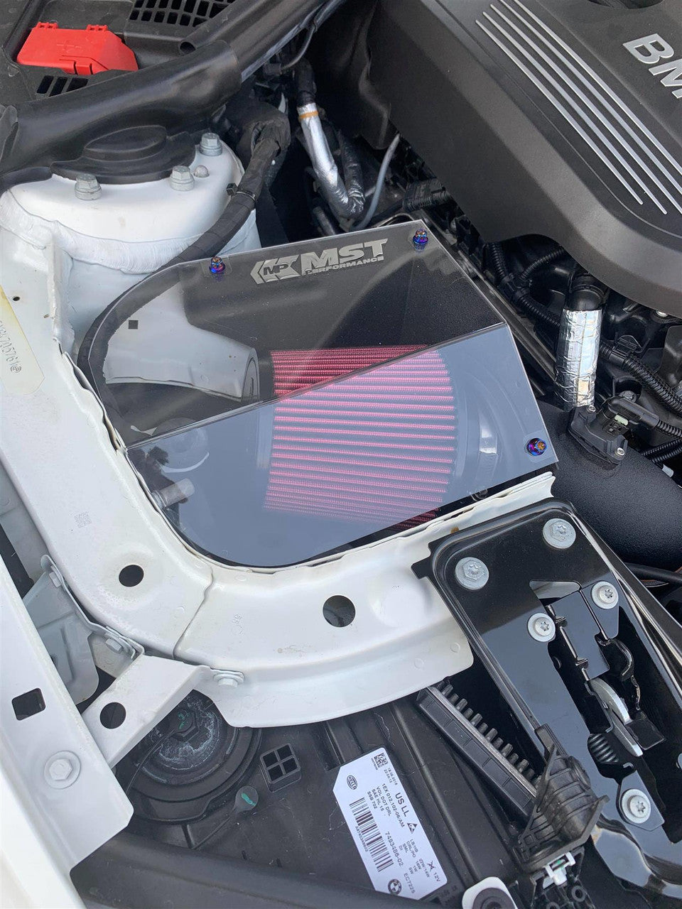 MST Performance Clear Cover to fit 2.0T B48/ 3.0T B58-MST Induction Kits-carbonizeduk