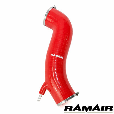 RamAir Ford Fiesta ST 180 MK7 Ecoboost Red Silicone Intake Hose-intake pipework-carbonizeduk