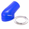 RAMAIR BMW E46 M3 Blue Silicone Intake Hose-intake pipework-carbonizeduk