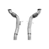 FERRARI 488 DECAT EXHAUST DOWNPIPES WITH THERMAL INSULATION-carbonizeduk