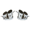 AUDI R8 V8 STAINLESS STEEL TWIN EXHAUST TAILPIPES-carbonizeduk