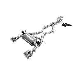 BMW M3 F80,M4 F82 VALVETRONIC CAT BACK EXHAUST STAINLESS TAILPIPES-carbonizeduk