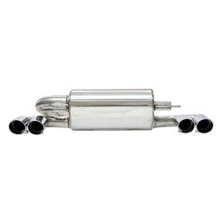 BMW E82 EXHAUST REAR SILENCER TWIN TAILPIPES-carbonizeduk